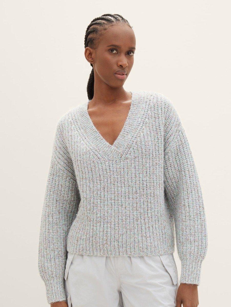 Knitting Sweater in Multicolor for Woman by Tom Tailor GOOFASH