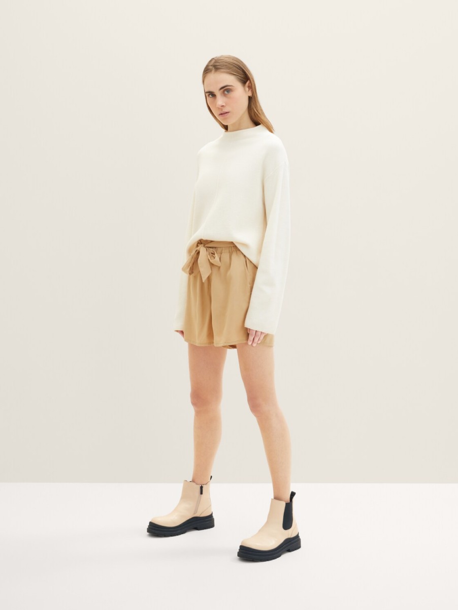 Ladies Denim Shorts in Brown - Tom Tailor GOOFASH