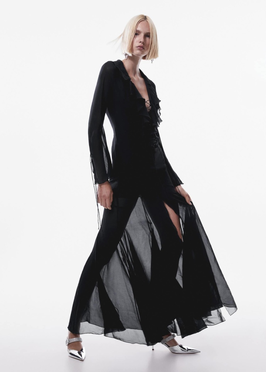 Lady Black Dress by Mango GOOFASH