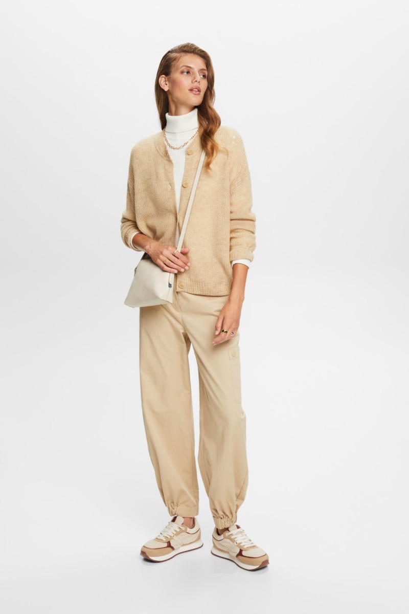 Lady Cardigan in Sand from Esprit GOOFASH