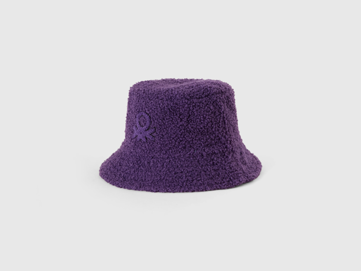 Lady Hat Purple United Colors of Benetton Benetton GOOFASH