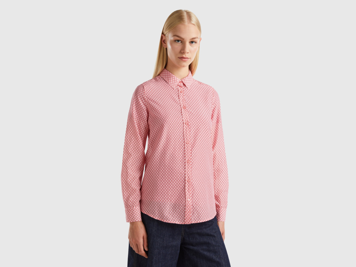 Lady Shirt in Pink from Benetton GOOFASH
