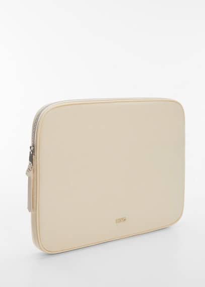 Laptop Bag in White at Mango GOOFASH