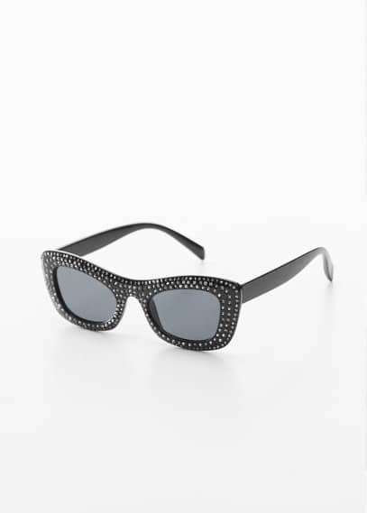 Mango Ladies Sunglasses Black GOOFASH