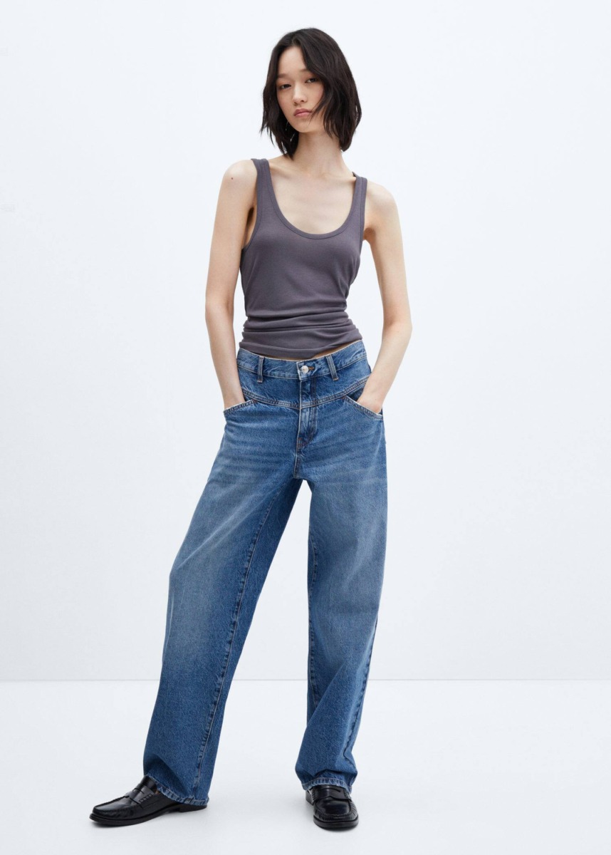 Mango - Women's Jeans Blue GOOFASH