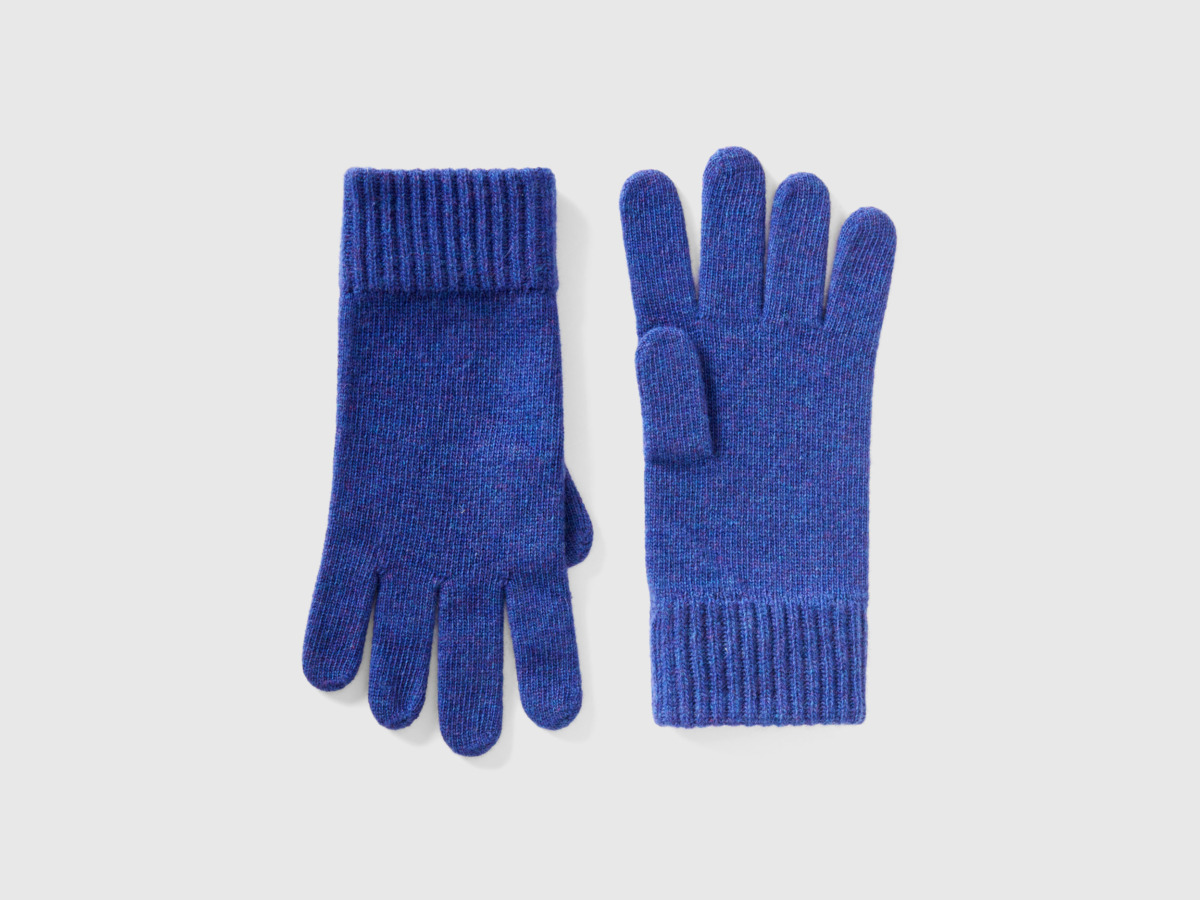 Men's Gloves Blue United Colors of Benetton Benetton GOOFASH