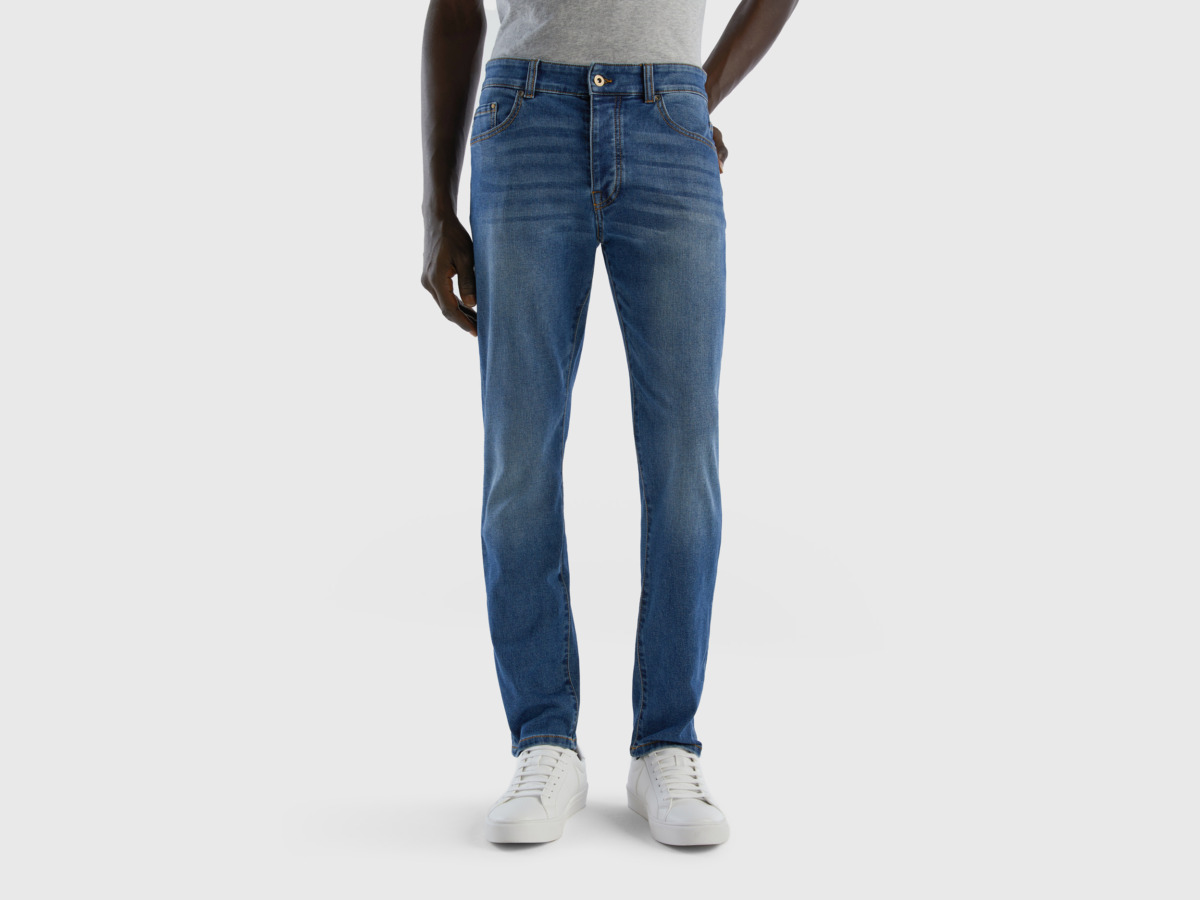 Men's Jeans Blue by Benetton GOOFASH