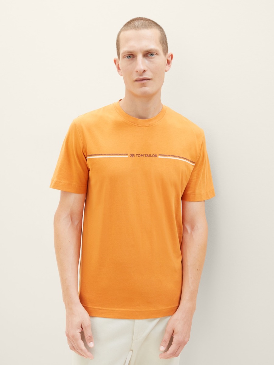 Mens T-Shirt in Print from Tom Tailor GOOFASH