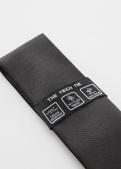 Men's Tie Black from Mango GOOFASH
