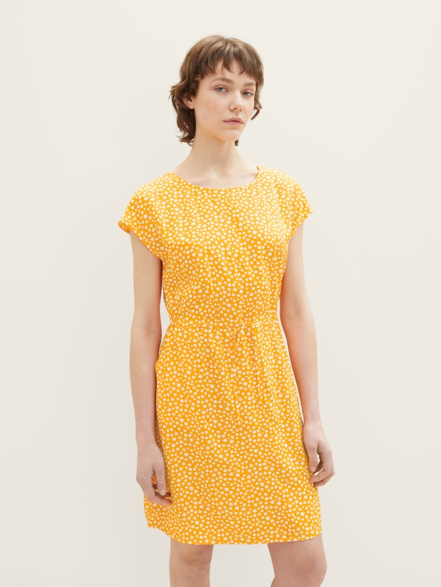 Orange Dress for Woman by Tom Tailor GOOFASH