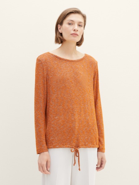 Orange T-Shirt for Woman from Tom Tailor GOOFASH