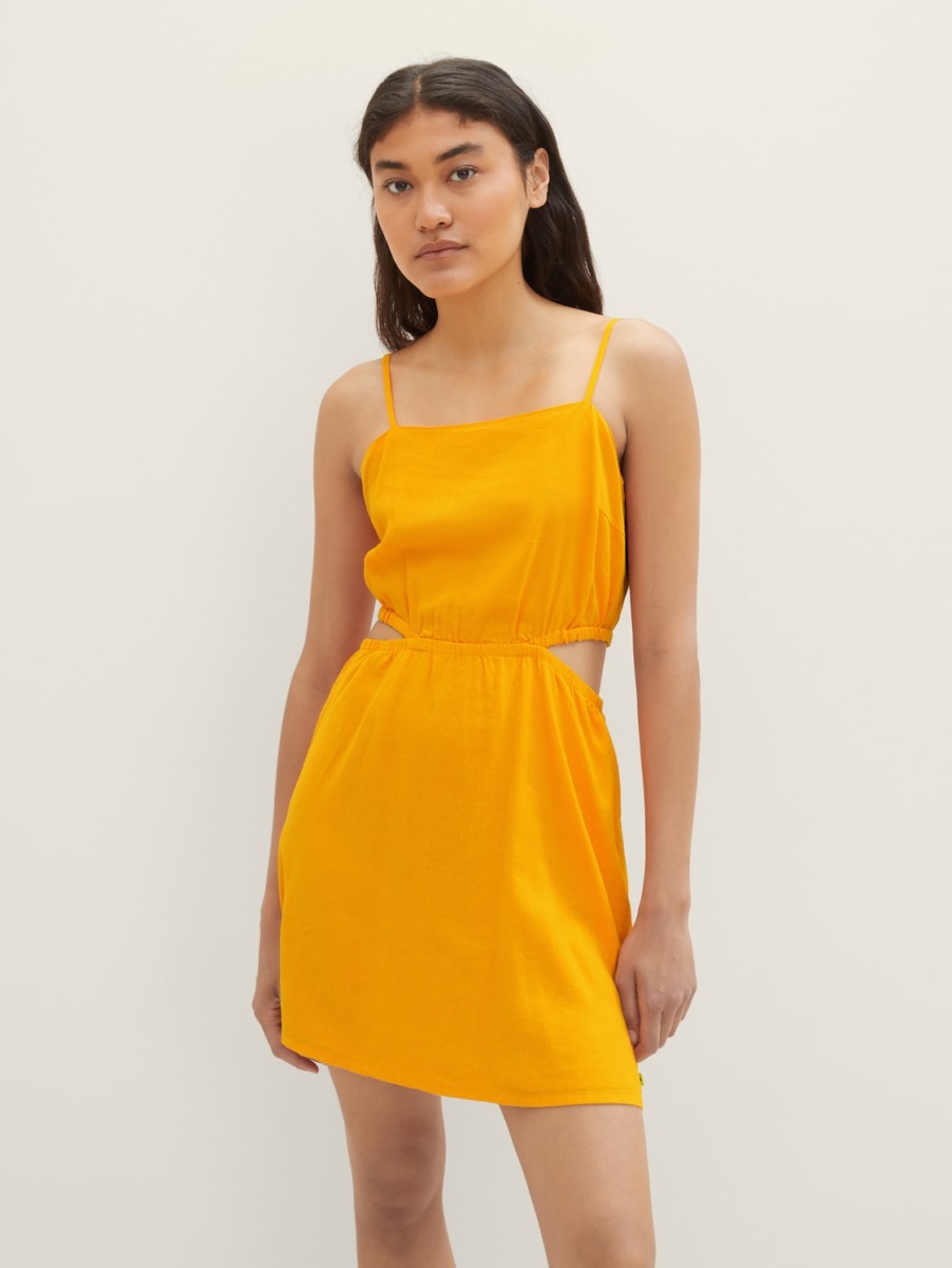 Orange - Woman Mini Dress - Tom Tailor GOOFASH