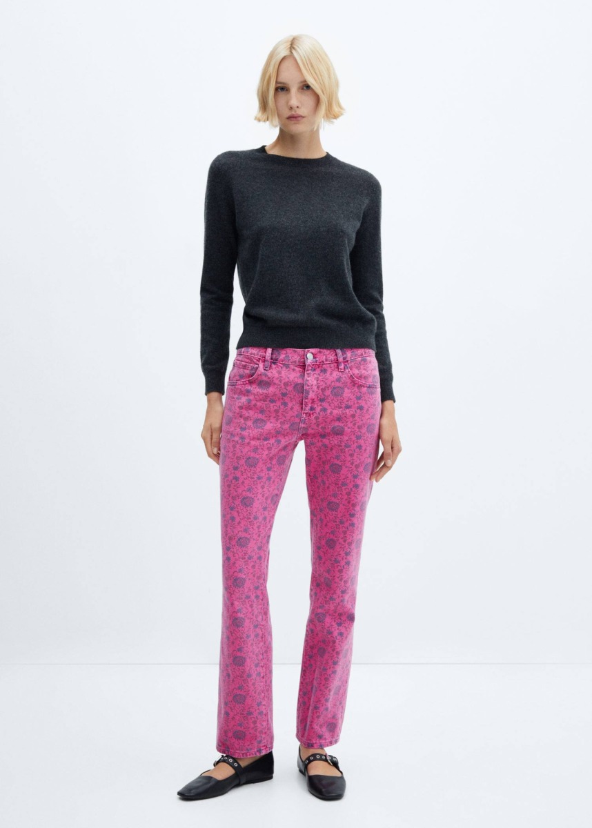 Pink Jeans from Mango GOOFASH