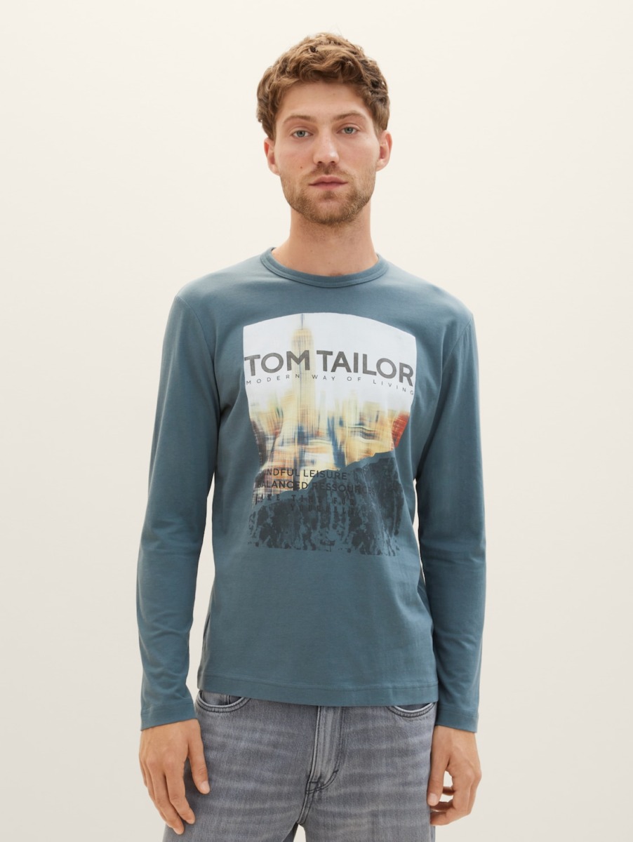Print T-Shirt for Man from Tom Tailor GOOFASH