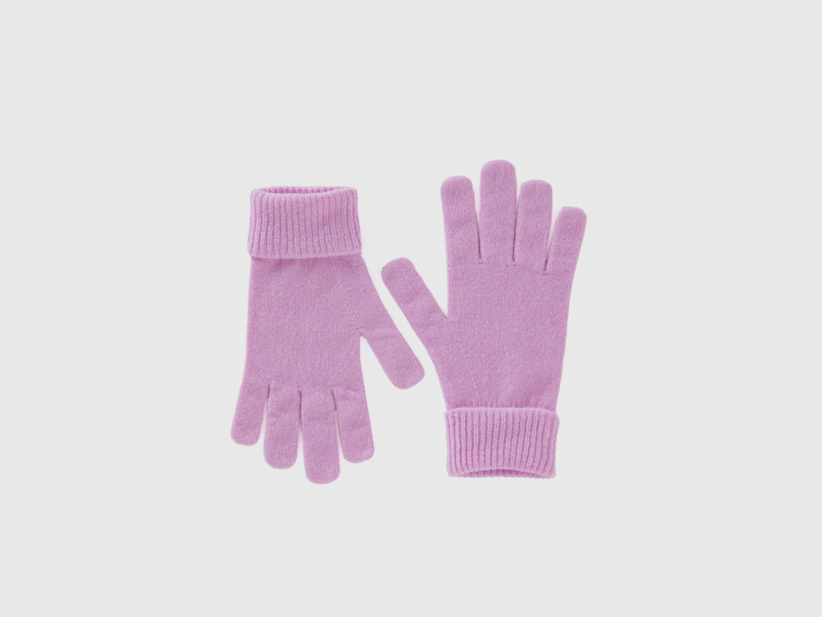 Purple - Gloves - United Colors of Benetton - Benetton GOOFASH