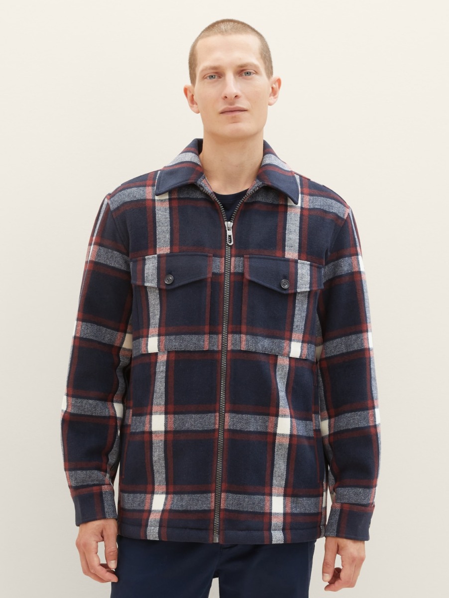 Shirt Checked - Gents - Tom Tailor GOOFASH
