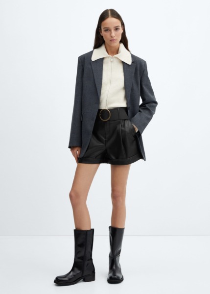 Shorts in Black for Woman from Mango GOOFASH