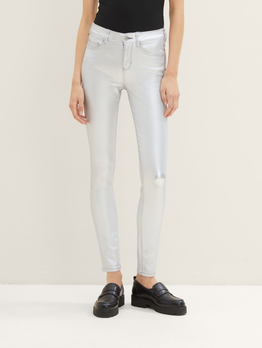 Silver Skinny Jeans for Women at Tom Tailor GOOFASH