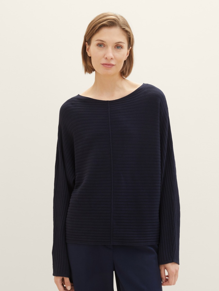 Sweater Blue for Woman at Tom Tailor GOOFASH