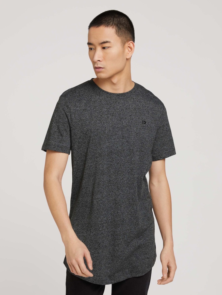 T-Shirt - Black - Tom Tailor GOOFASH