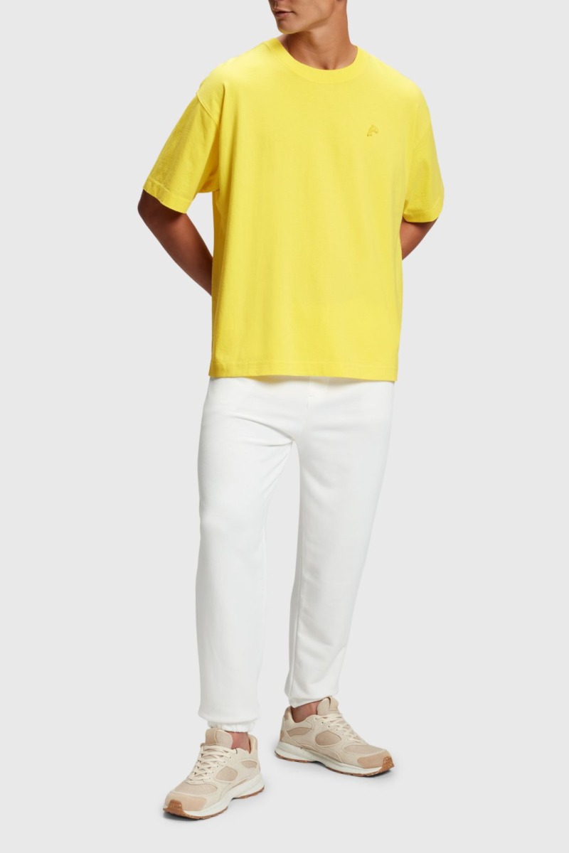 T-Shirt in Yellow - Esprit Man GOOFASH