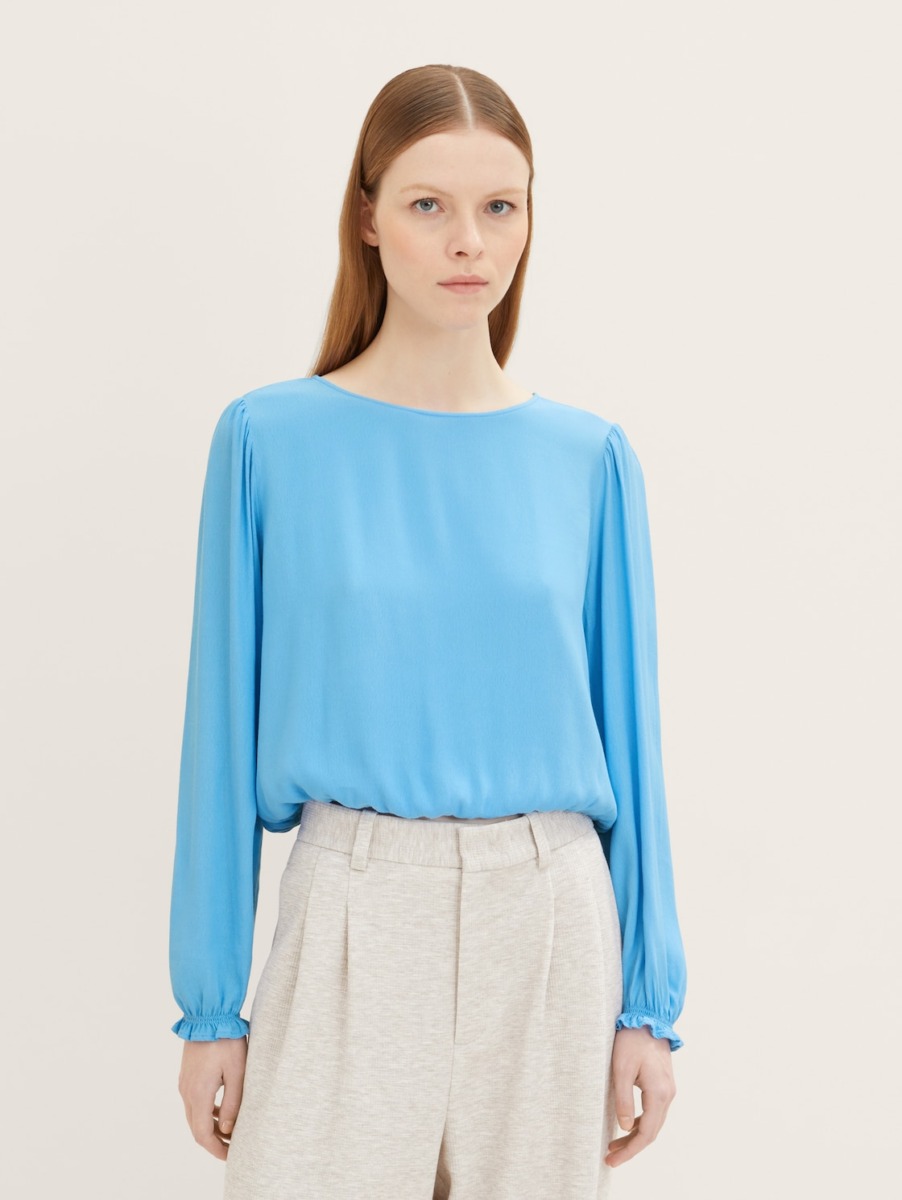 Tom Tailor Blouse Blue for Woman GOOFASH