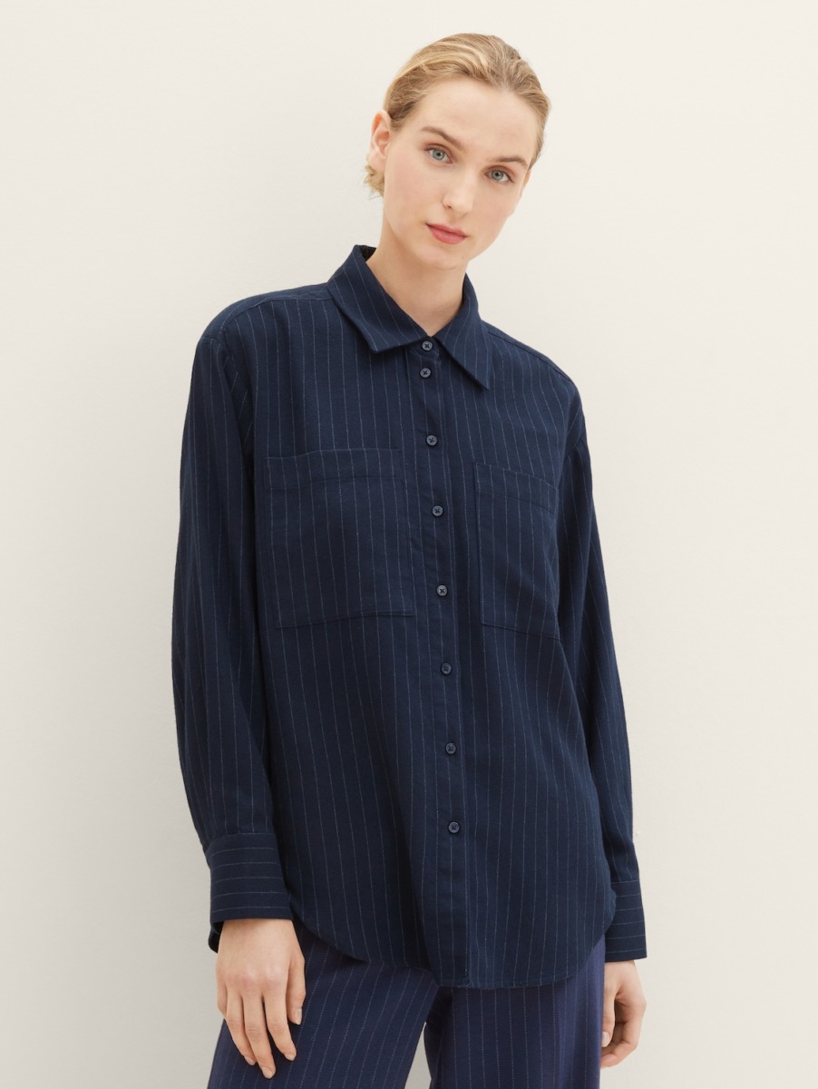 Tom Tailor - Blouse in Blue GOOFASH