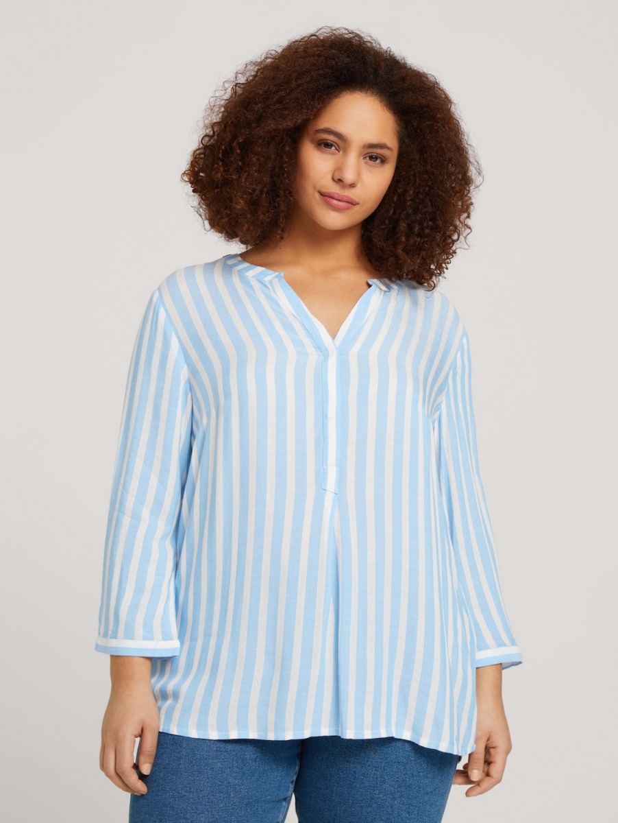 Tom Tailor Blouse in Striped GOOFASH