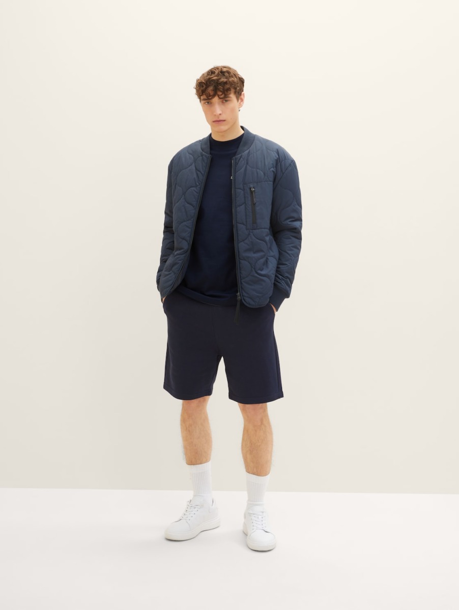 Tom Tailor - Gent Jogger Shorts in Blue GOOFASH