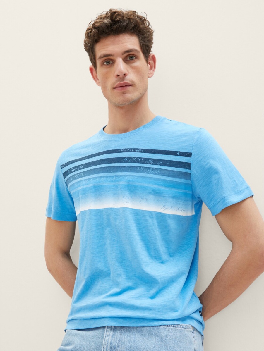 Tom Tailor - Gent T-Shirt - Blue GOOFASH