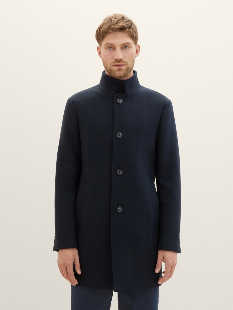 Tom Tailor - Gents Coat Blue GOOFASH