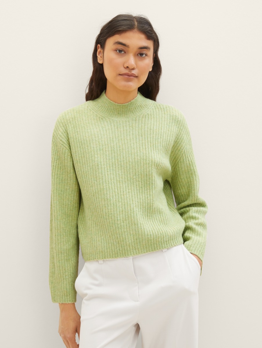 Tom Tailor - Green Lady Sweater GOOFASH