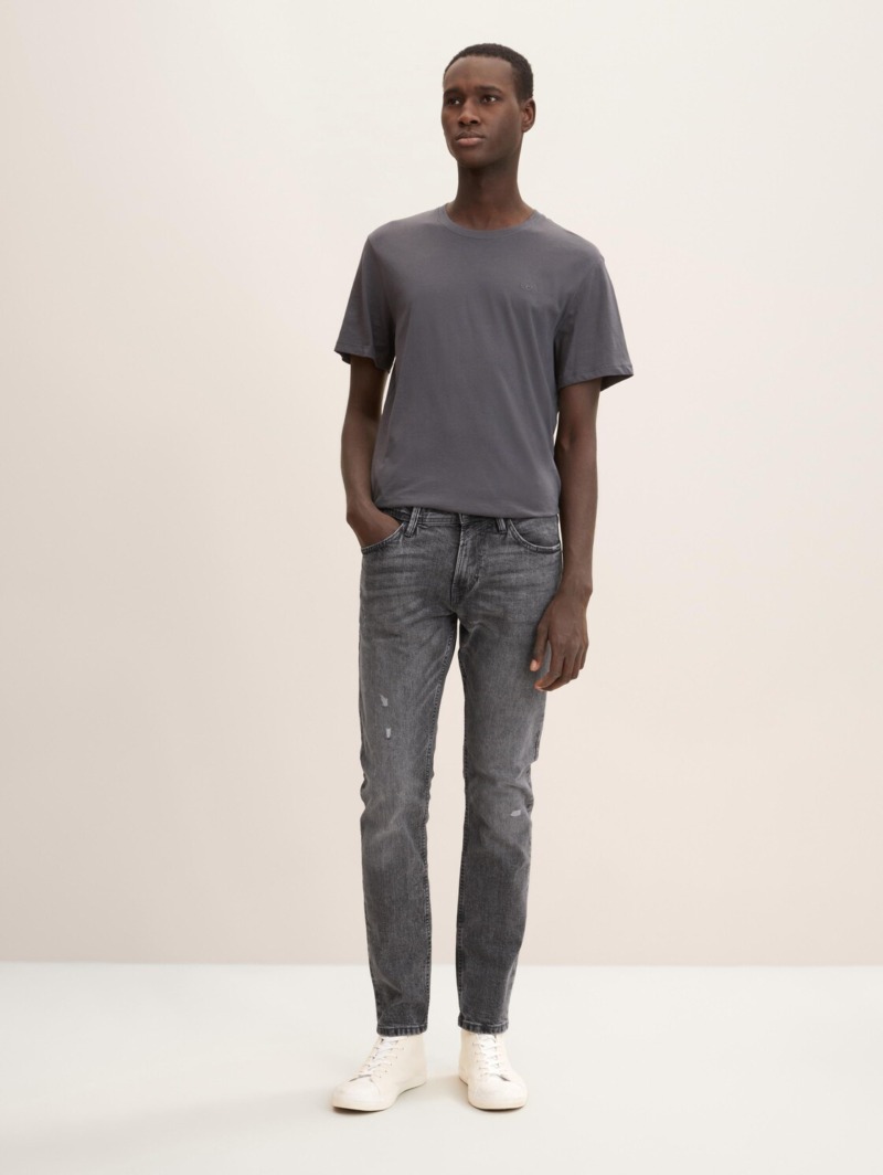 Tom Tailor - Grey Slim Jeans GOOFASH