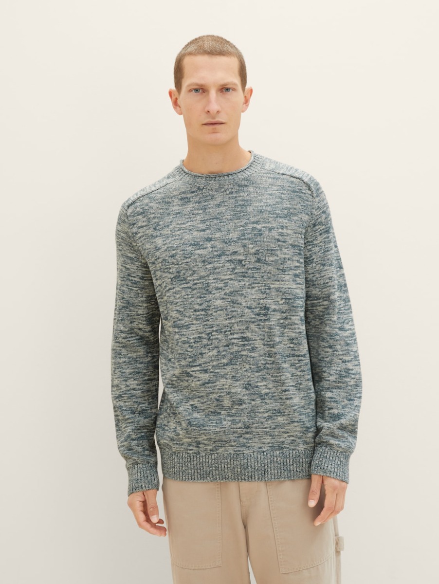 Tom Tailor - Knitting Sweater Green GOOFASH