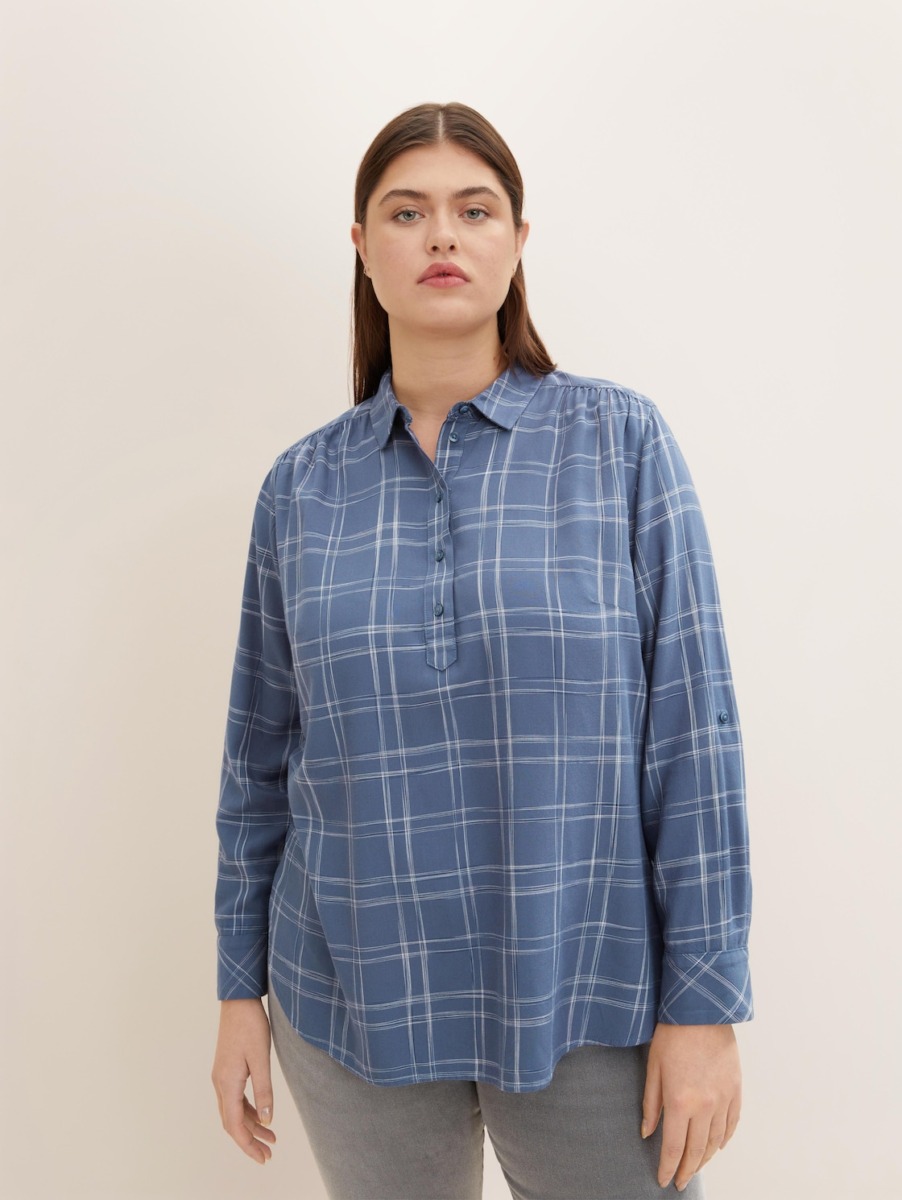 Tom Tailor - Ladies Blouse in Checked GOOFASH