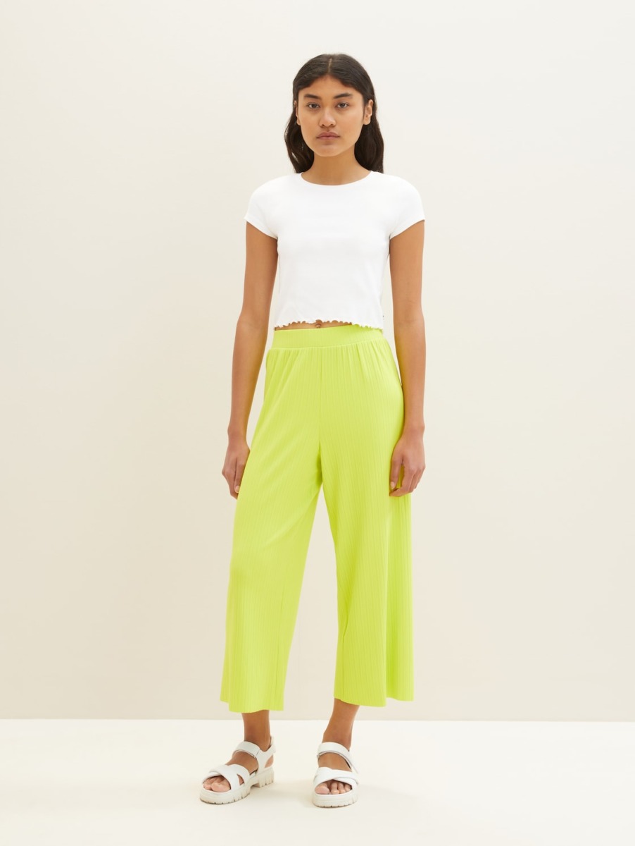 Tom Tailor Lady Culotte in Green GOOFASH