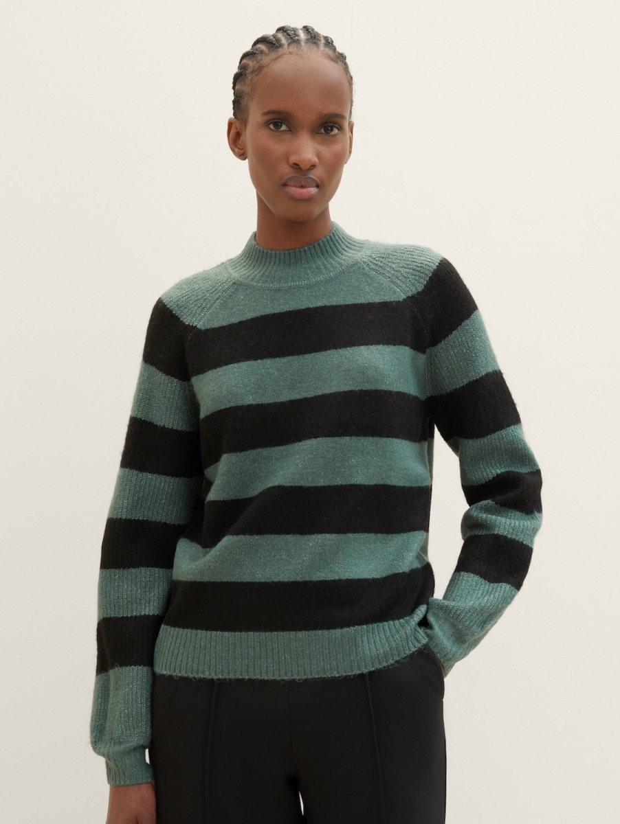 Tom Tailor - Lady Sweater Green GOOFASH