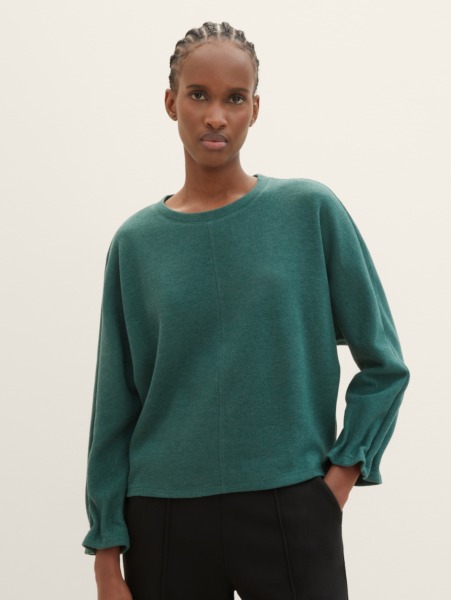 Tom Tailor Lady Sweater Green GOOFASH