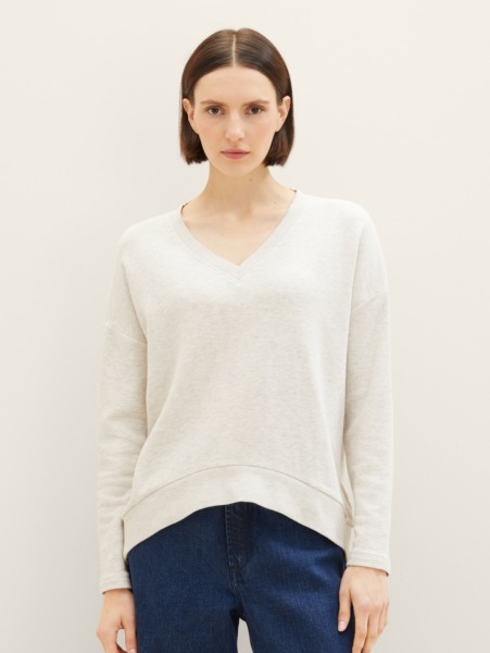 Tom Tailor - Lady T-Shirt in Beige GOOFASH