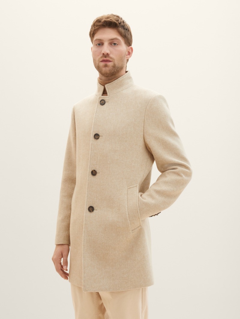 Tom Tailor - Mens Coat in Brown GOOFASH