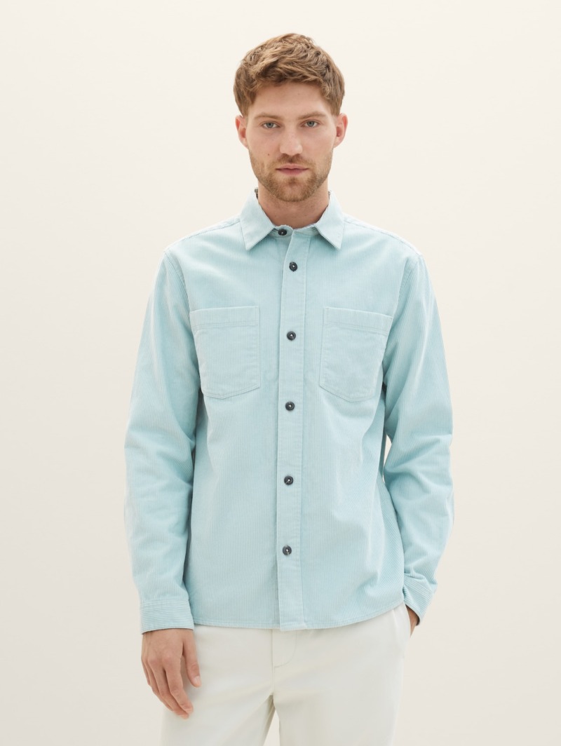 Tom Tailor - Mens Shirt in Blue GOOFASH