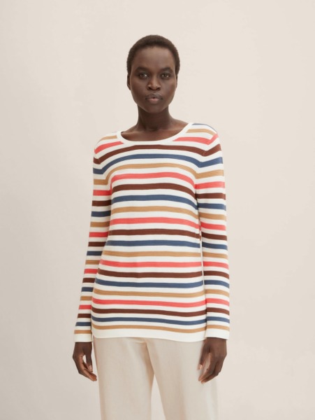 Tom Tailor - Multicolor - Lady Knitting Sweater GOOFASH