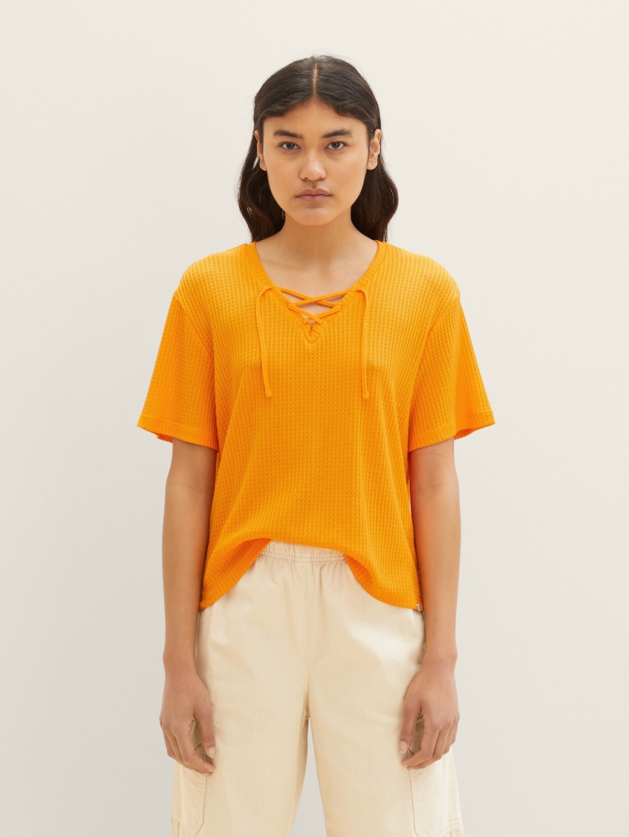 Tom Tailor - Orange - Lady T-Shirt GOOFASH