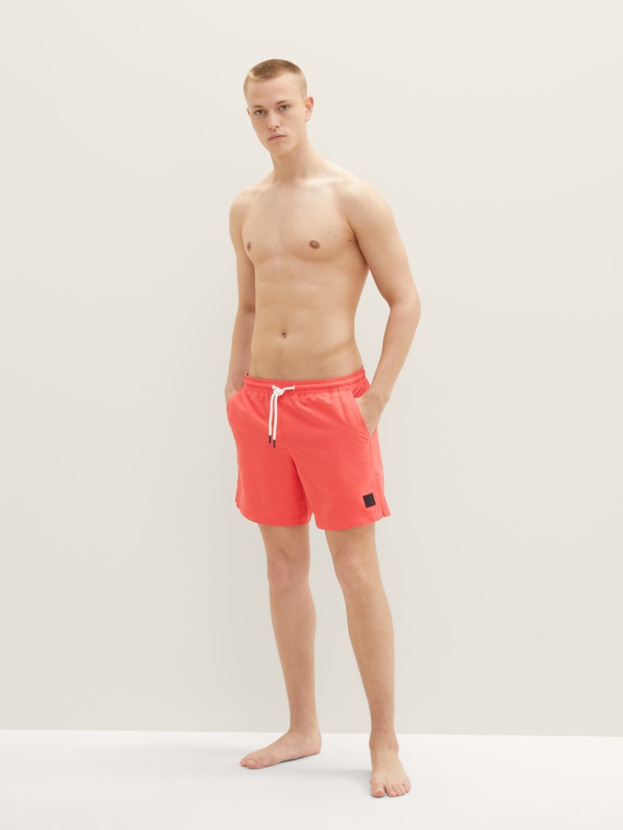 Tom Tailor Red Shorts for Man GOOFASH
