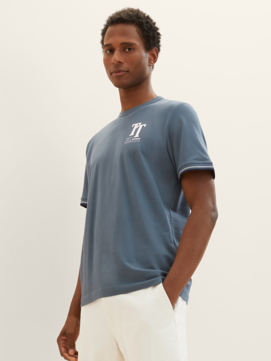 Tom Tailor - T-Shirt in Print - Man GOOFASH