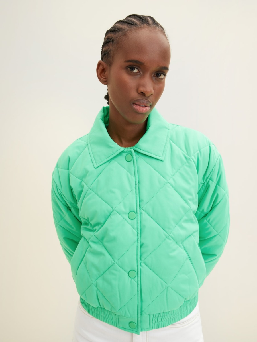 Tom Tailor - Womens Jacket Green GOOFASH