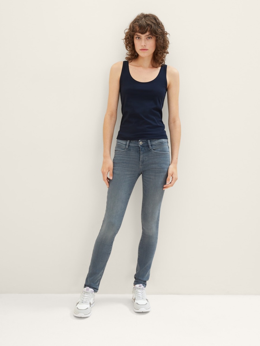 Tom Tailor - Womens Slim Jeans - Blue GOOFASH