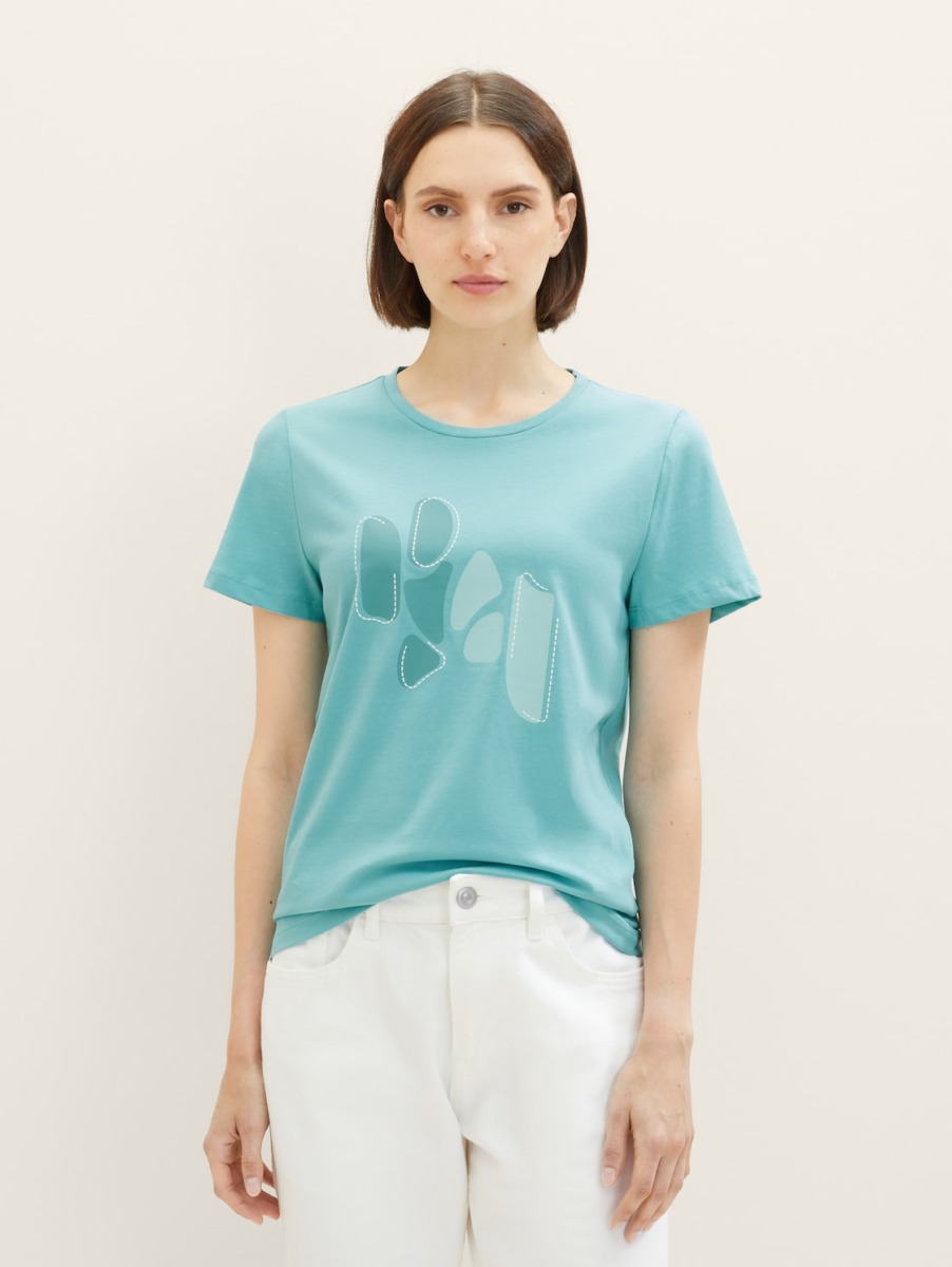 Tom Tailor - Women's T-Shirt Print GOOFASH