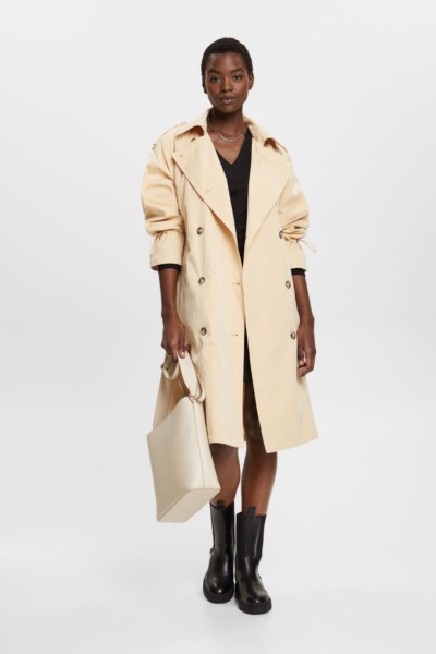 Trench Coat Sand for Women from Esprit GOOFASH