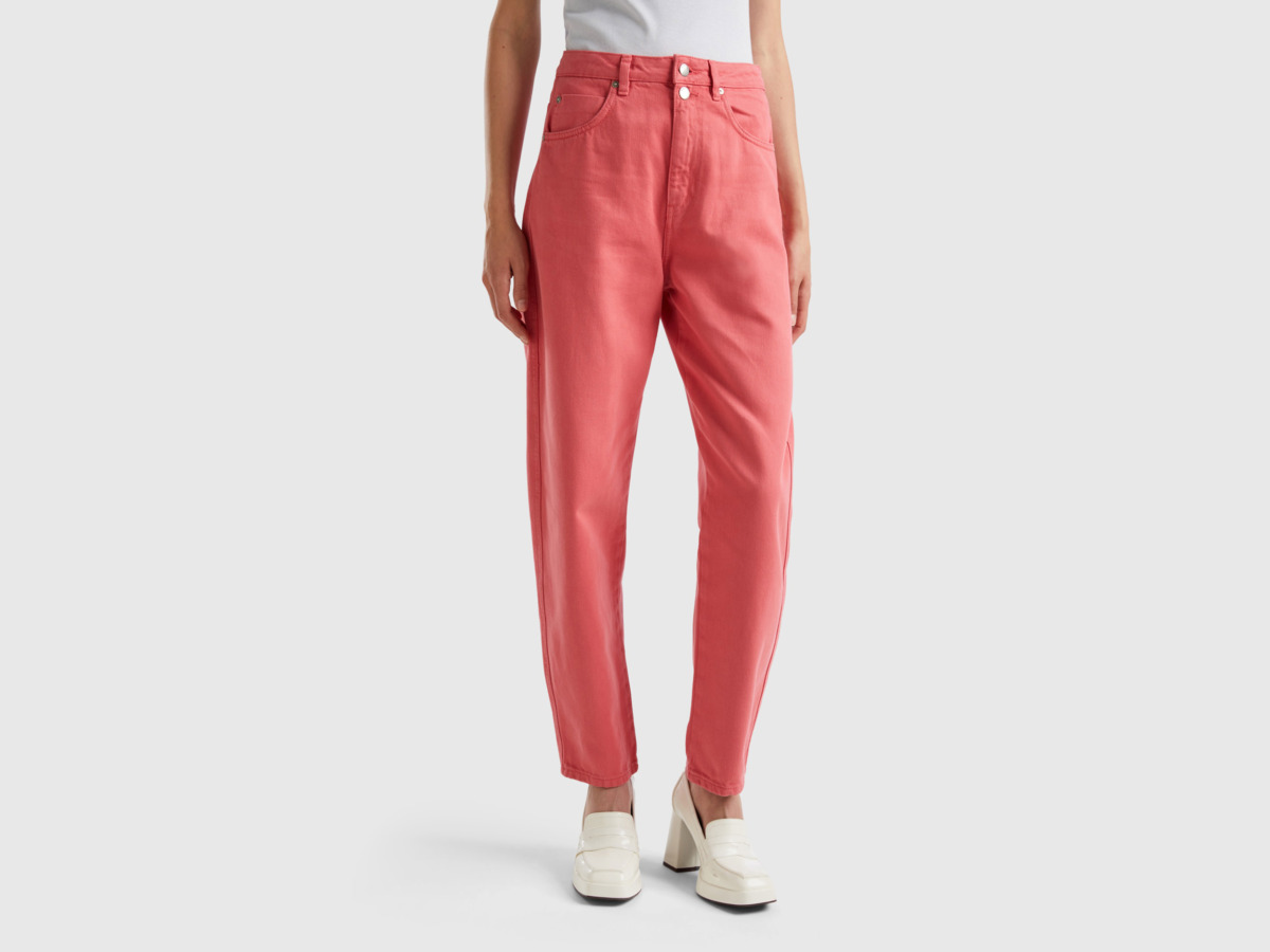 Trousers Rose - United Colors of Benetton Lady - Benetton GOOFASH